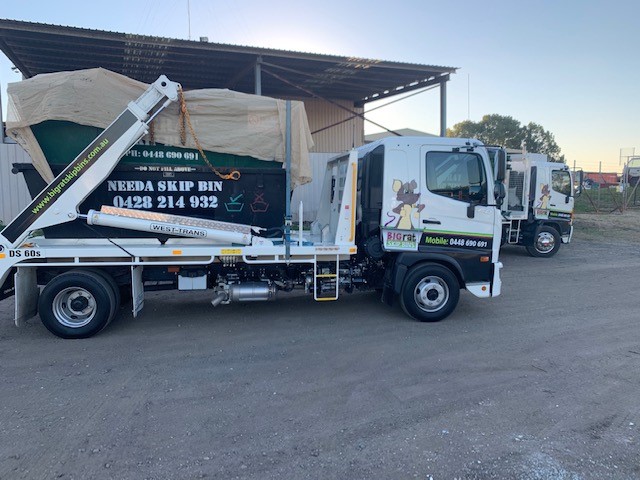 Big Rat Skip Bin Trucks ready to deliver Skip Bins